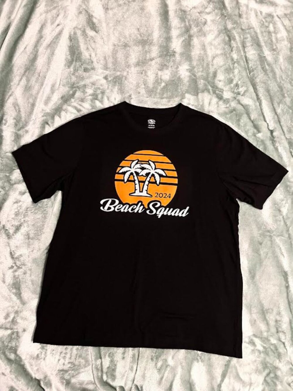 Men's Short-Sleeve (Souvenir) T-Shirt / Size: XL / Black, Orange & White